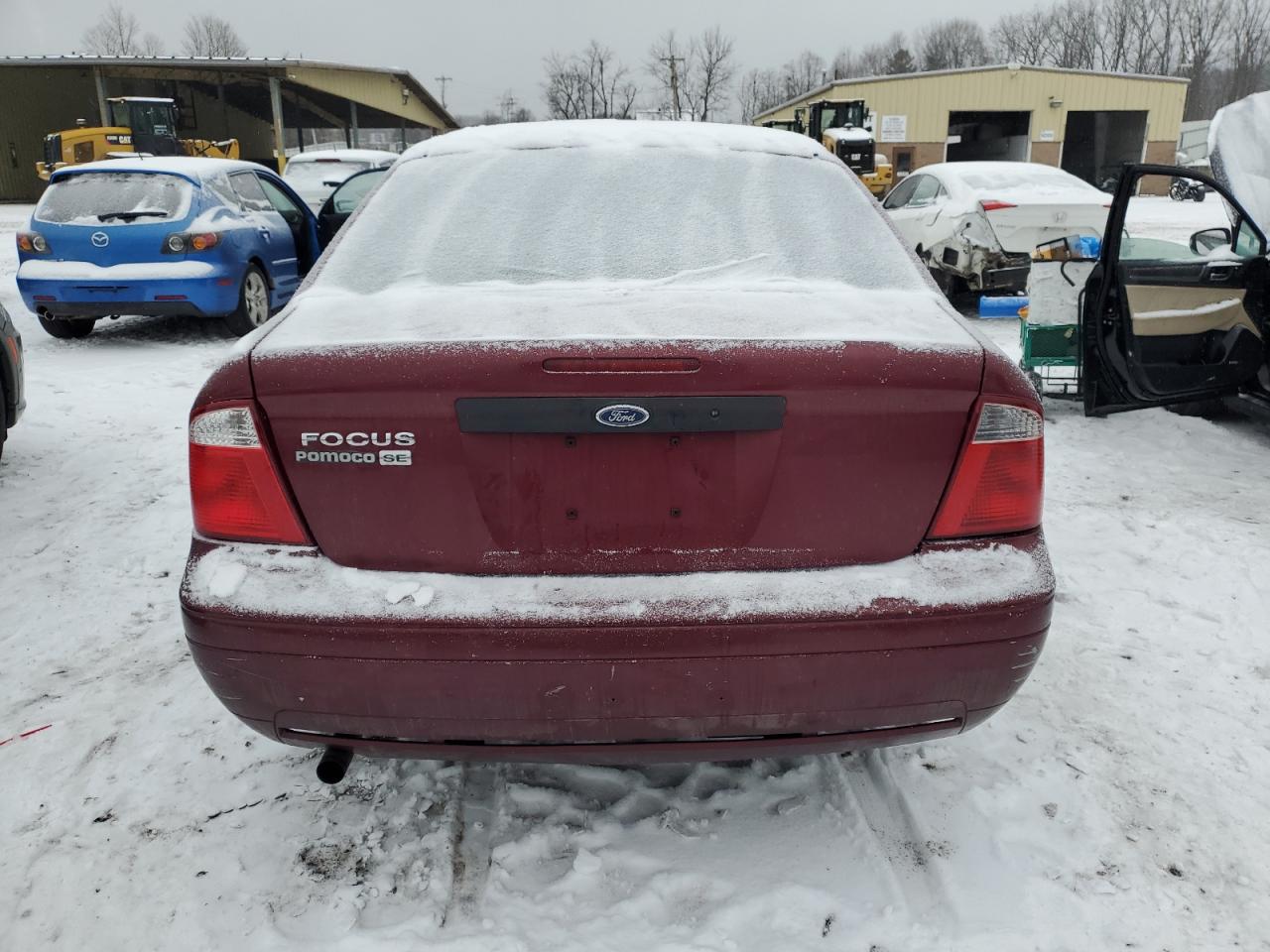 2007 Ford Focus VIN 1FAFP34N97W109650 Copart auction photo, front end / rear end damage thumbnail 6