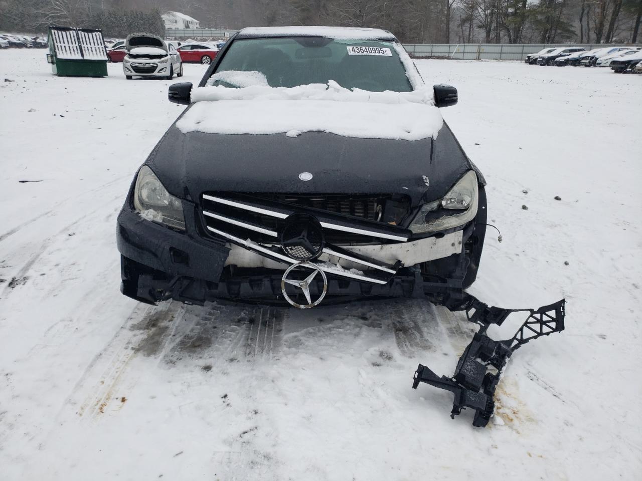 2014 Mercedes-Benz C-klasse VIN WDDGF8AB3ER309112 Copart auction photo, front end / rear end damage thumbnail 5