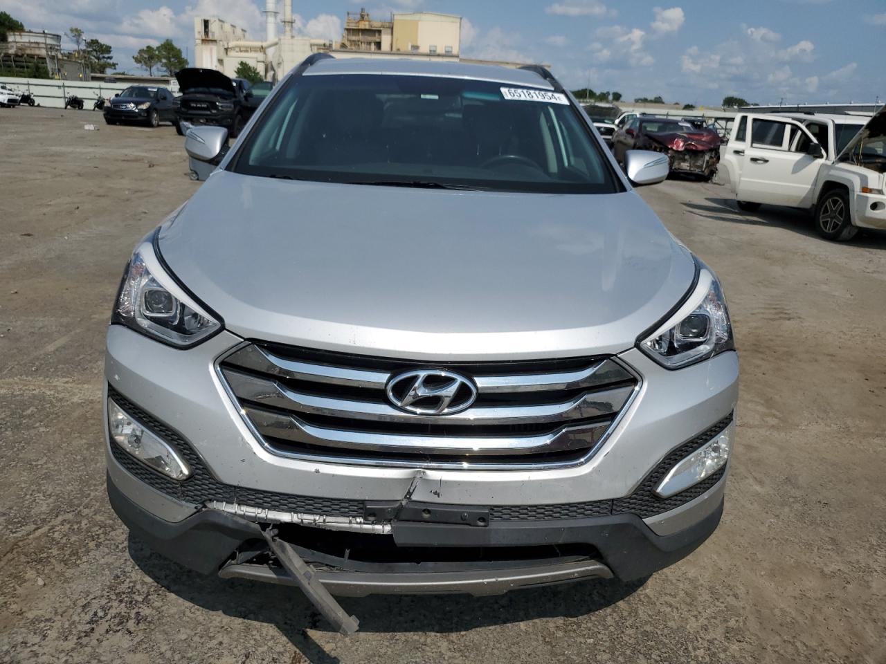 2014 Hyundai Santa Fe VIN 5XYZU3LA0EG182074 Copart auction photo, all over damage thumbnail 5