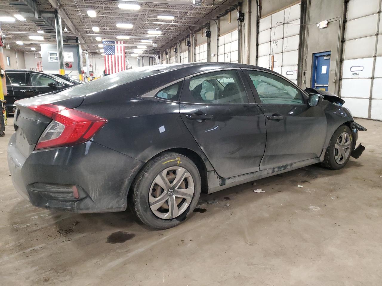 2017 Honda Civic VIN 19XFC2F55HE220852 Copart auction photo, front end / hail damage thumbnail 3