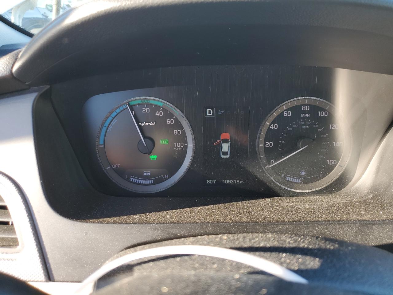 2016 Hyundai Sonata VIN KMHE24L13GA038009 Copart auction photo, rear end damage thumbnail 9