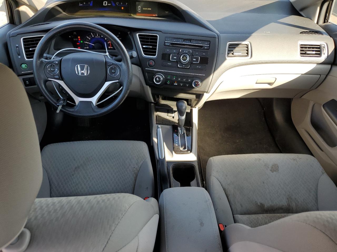2015 Honda Civic VIN 19XFB2F54FE278791 Copart auction photo, front end / hail damage thumbnail 8