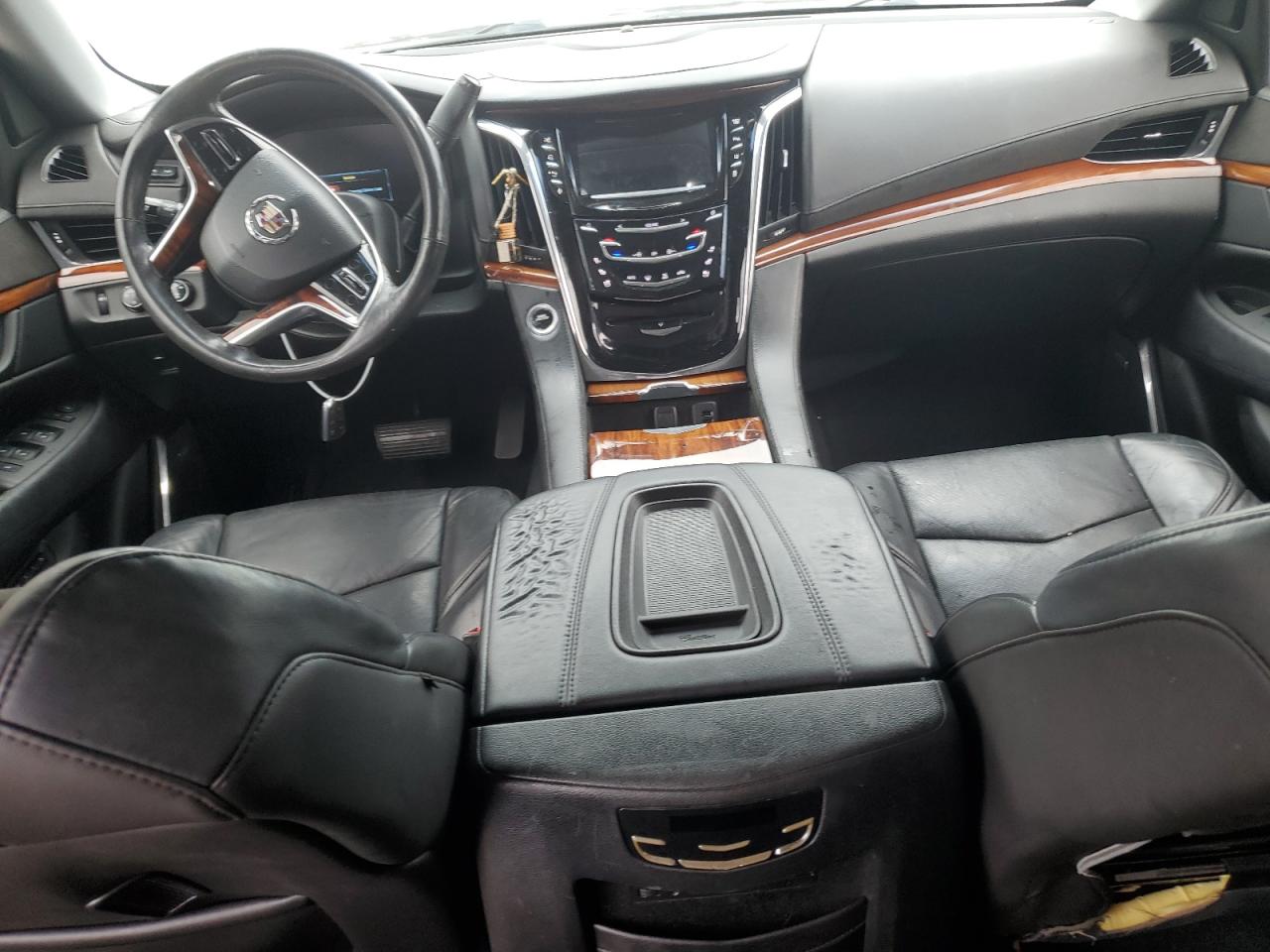 2015 Cadillac Escalade VIN 1GYS4JKJ1FR263153 Copart auction photo, front end / rear end damage thumbnail 8