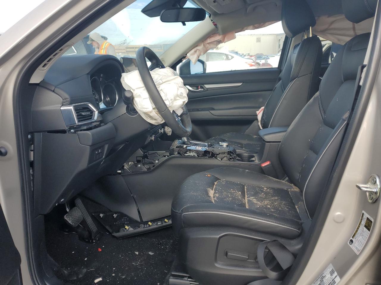 2025 Mazda CX-5 VIN JM3KFBBL5S0550427 Copart auction photo, front end / side damage thumbnail 7