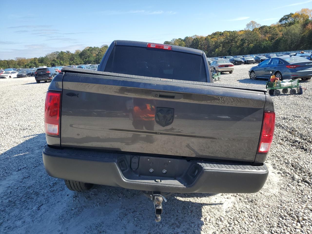 2021 RAM 1500 VIN 3C6RR6KT8MG663705 Copart auction photo, undercarriage / front end damage thumbnail 6