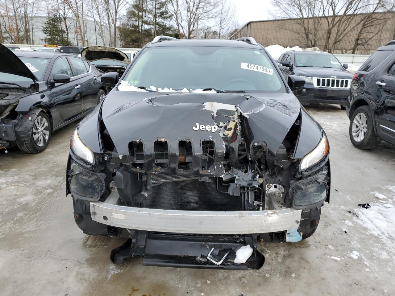 2015 Jeep Grand Cherokee VIN 1C4PJMCB1FW734765 Copart auction photo, front end damage thumbnail 5
