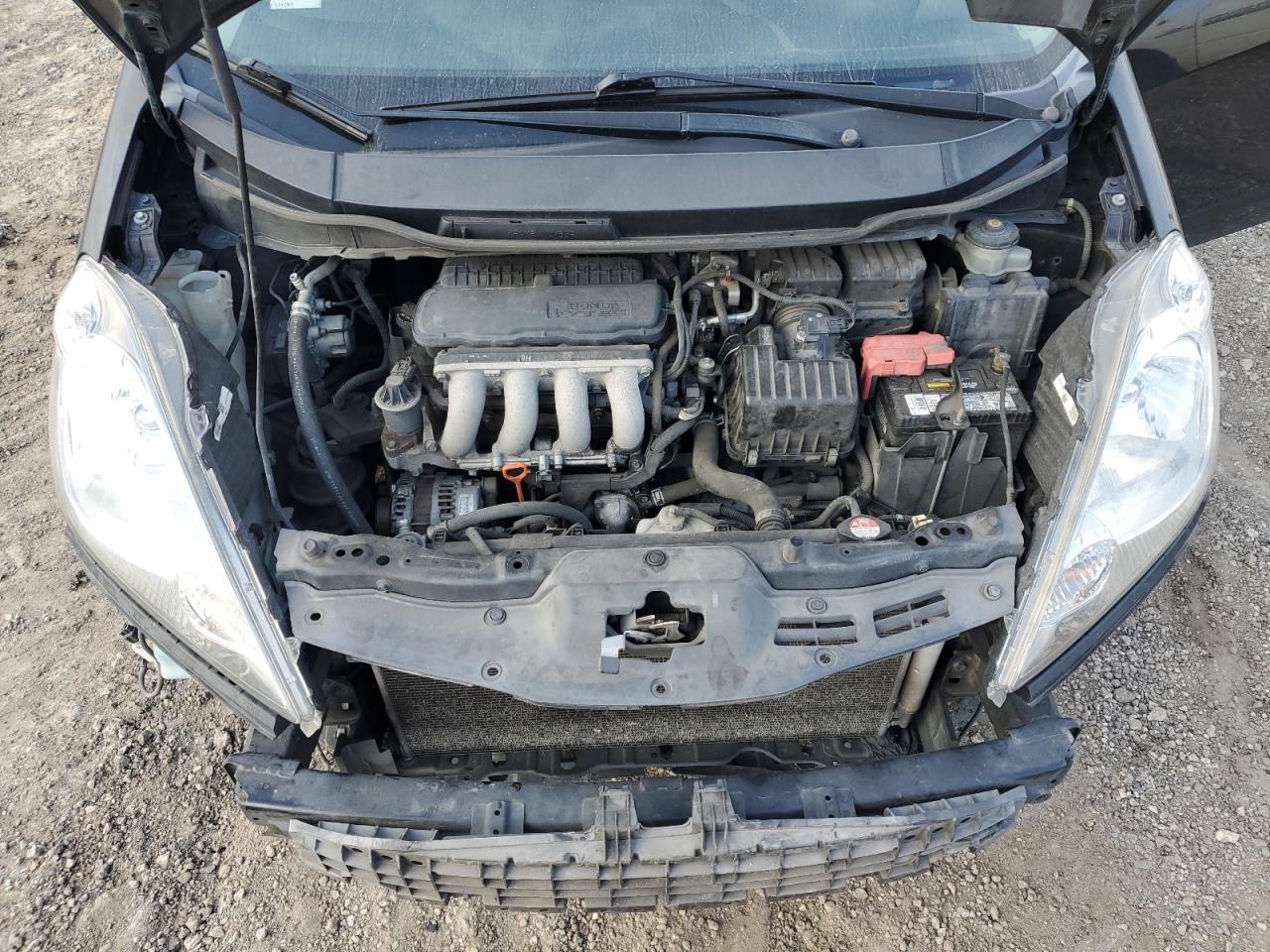 2010 Honda Fit VIN JHMGE8H47AS016898 Copart auction photo, front end / rear end damage thumbnail 11