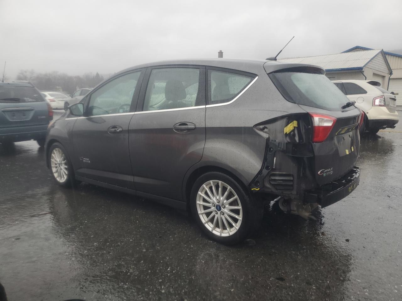 2015 Ford C-MAX VIN 1FADP5CU4FL100804 Copart auction photo, rear end / undercarriage damage thumbnail 2