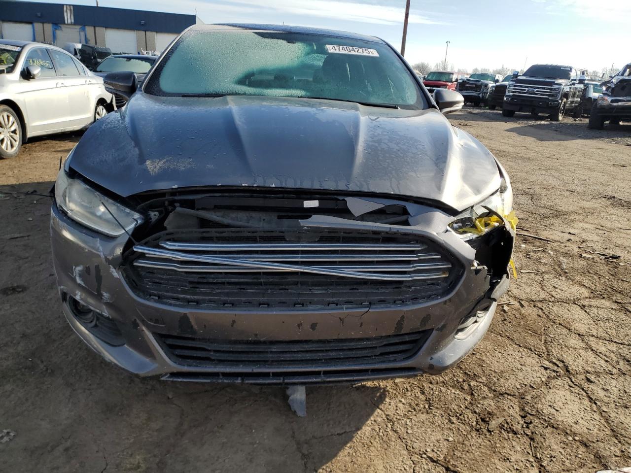 2013 Ford Fusion VIN 3FA6P0H92DR128440 Copart auction photo, front end / side damage thumbnail 5