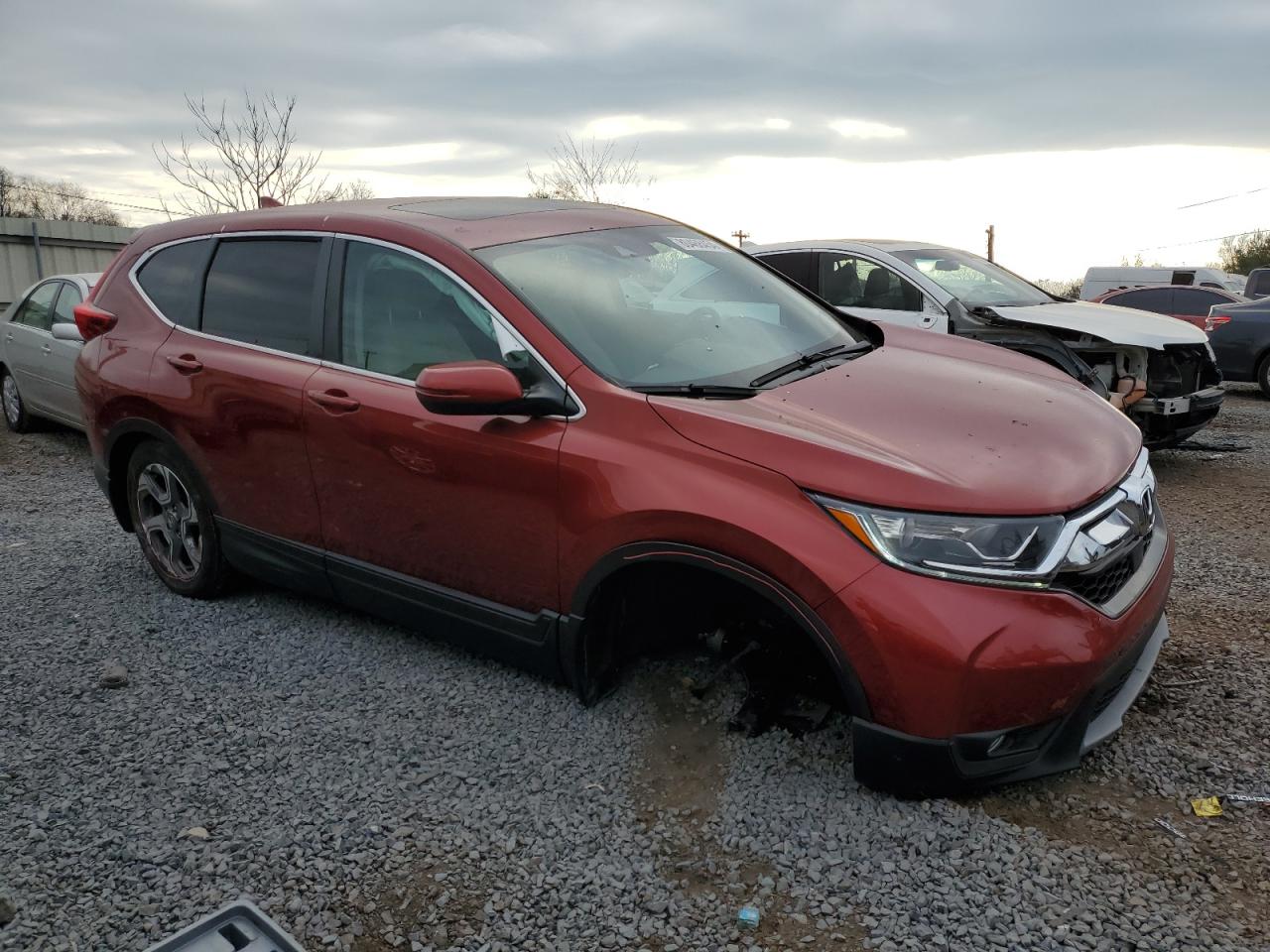 2019 Honda CR-V VIN 2HKRW2H88KH650518 Copart auction photo, front end damage thumbnail 4