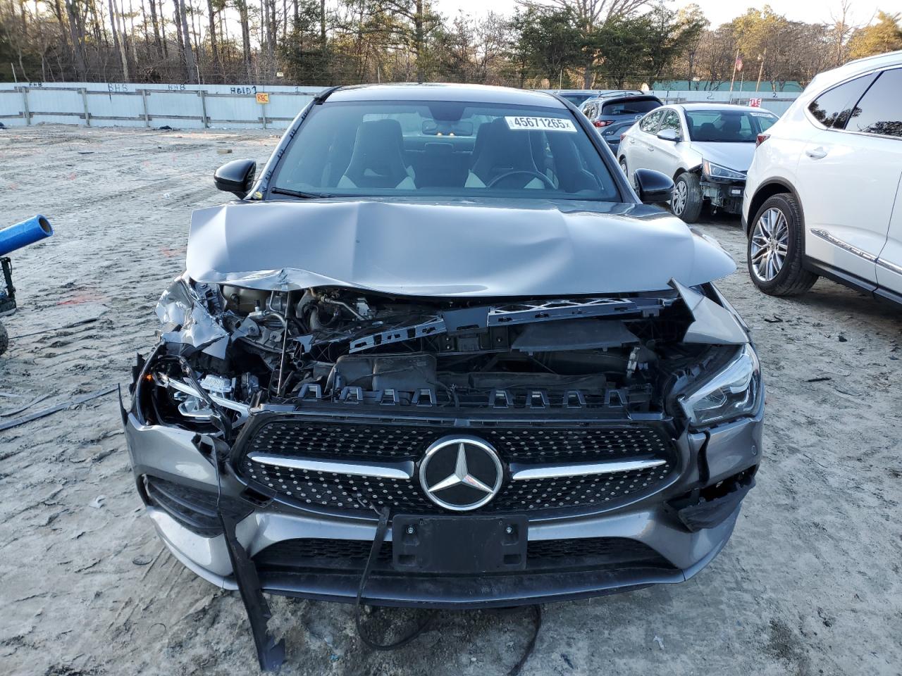 2020 Mercedes-Benz CLA-klasse VIN W1K5J4HB2LN117530 Copart auction photo, front end damage thumbnail 5