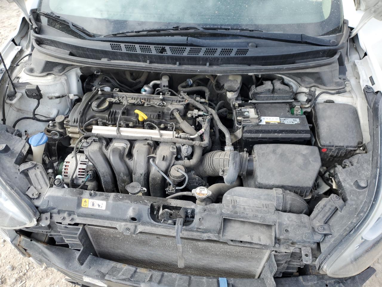 2014 Hyundai Elantra VIN 5NPDH4AE8EH520386 Copart auction photo, front end damage thumbnail 11