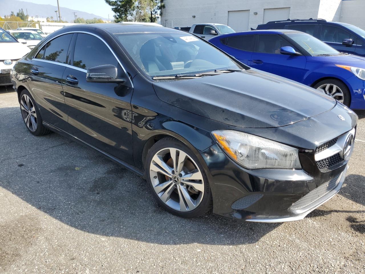 2018 Mercedes-Benz CLA-klasse VIN WDDSJ4EB3JN613201 Copart auction photo, rear end damage thumbnail 4