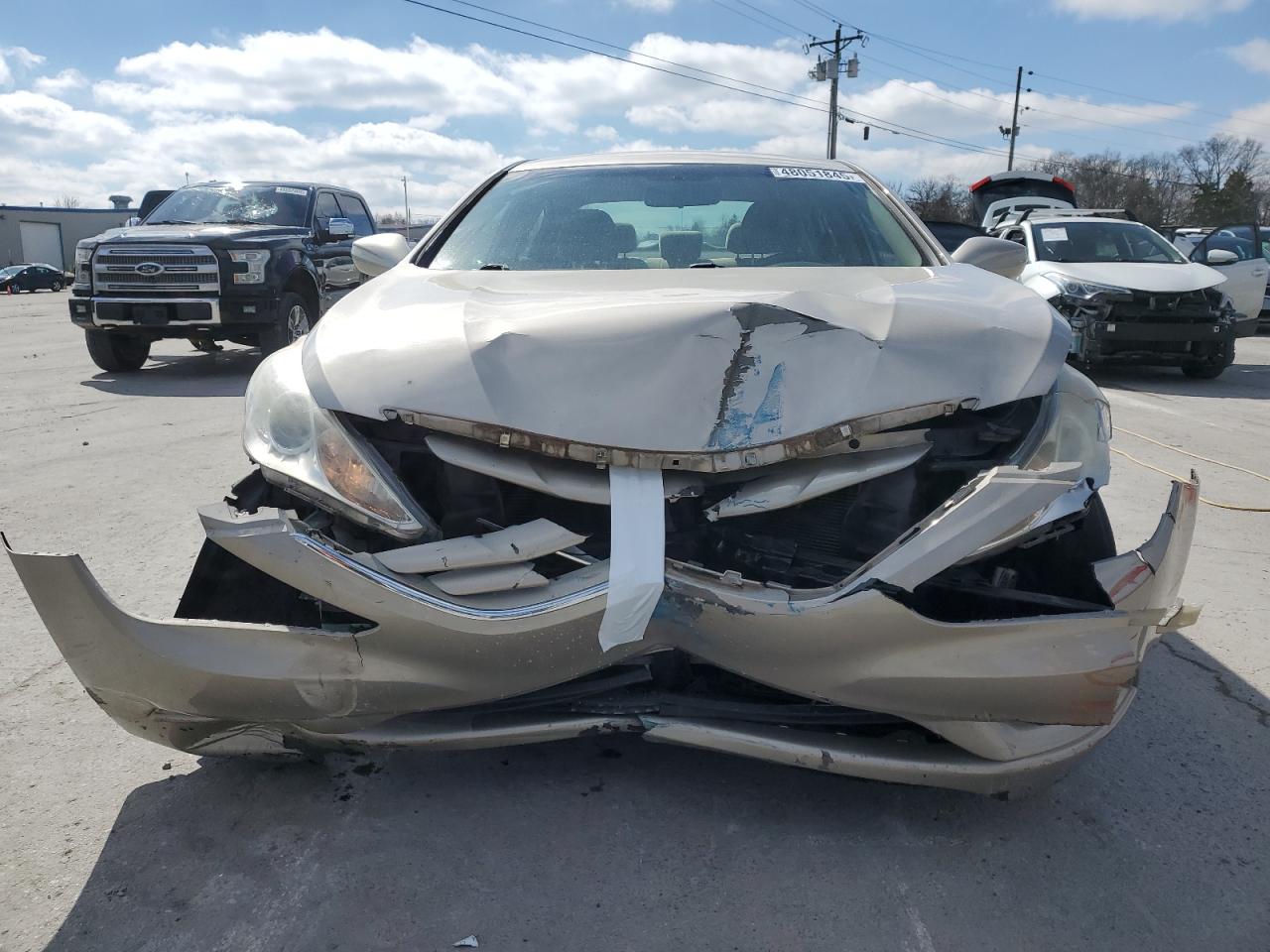 2011 Hyundai Sonata VIN 5NPEB4AC7BH144196 Copart auction photo, front end damage thumbnail 5