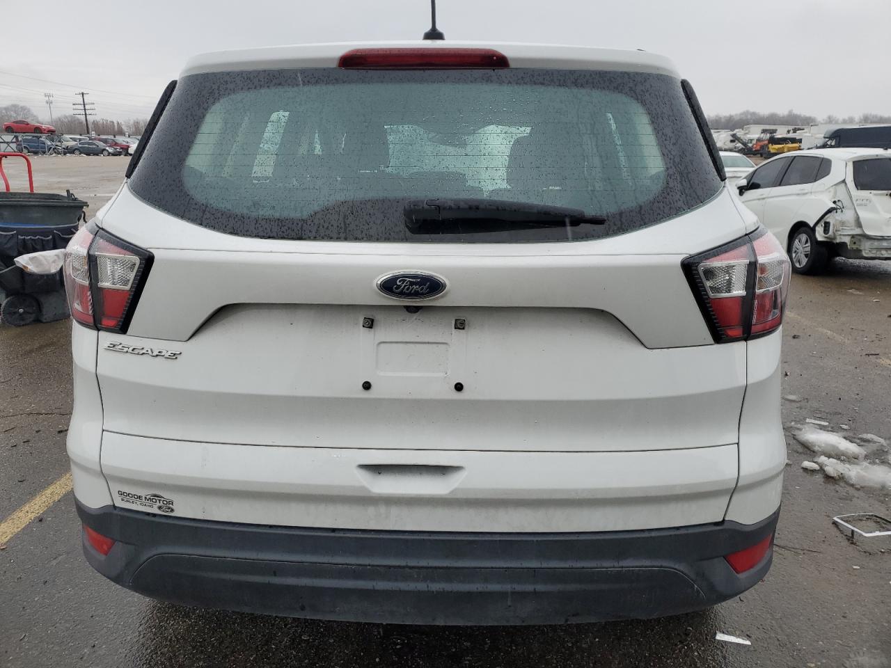 2018 Ford Escape VIN 1FMCU0F74JUC70537 Copart auction photo, front end / rear end damage thumbnail 6