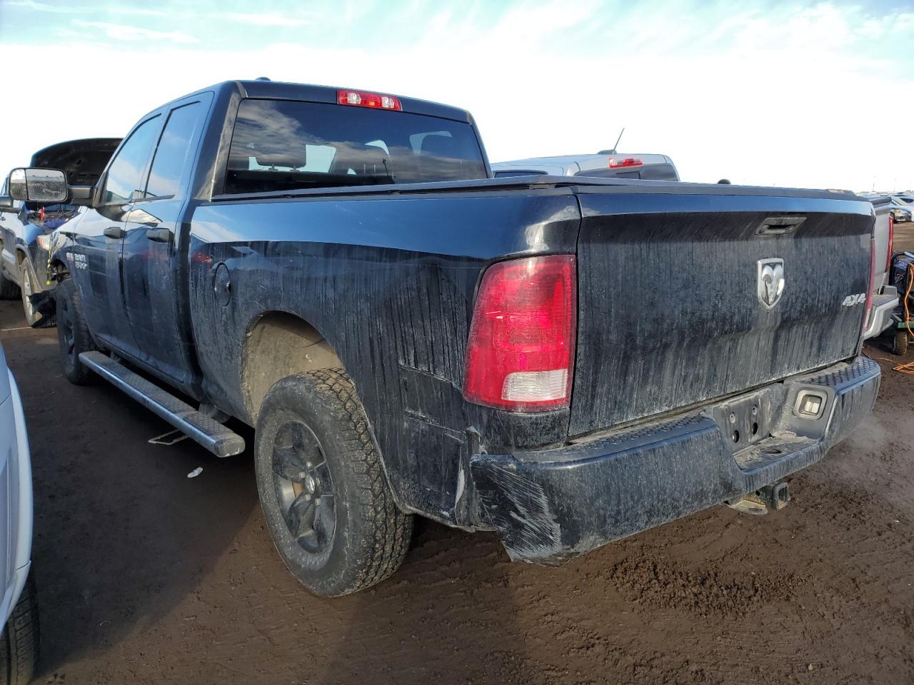 2018 RAM 1500 VIN 1C6RR7FT4JS242228 Copart auction photo, rear end / front end damage thumbnail 2