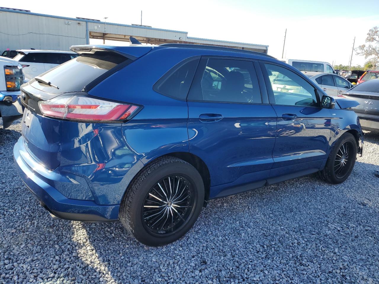 2020 Ford Edge VIN 2FMPK3J98LBB52940 Copart auction photo, front end damage thumbnail 3