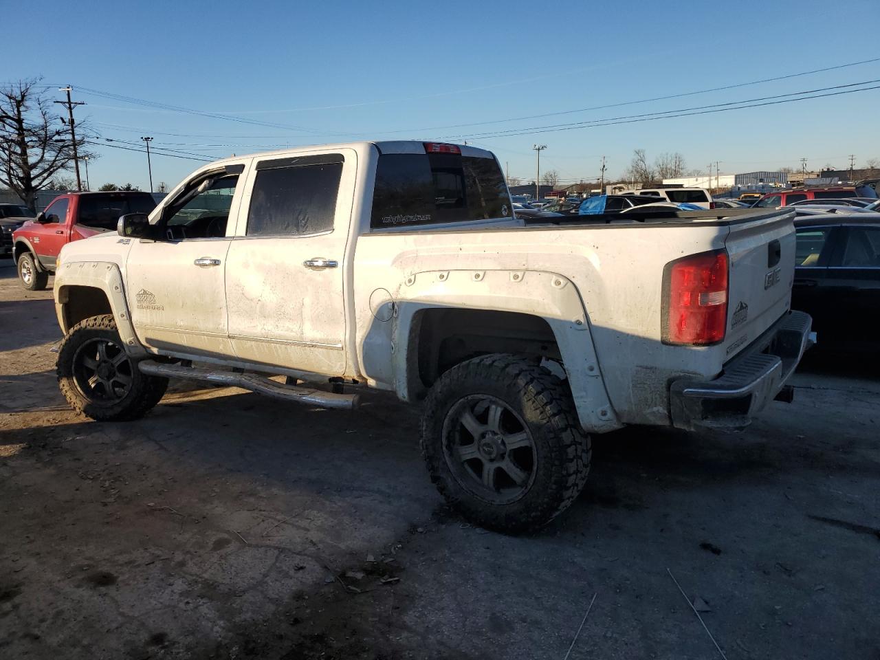 2014 GMC Sierra VIN 3GTU2VEC3EG224801 Copart auction photo, all over damage thumbnail 2
