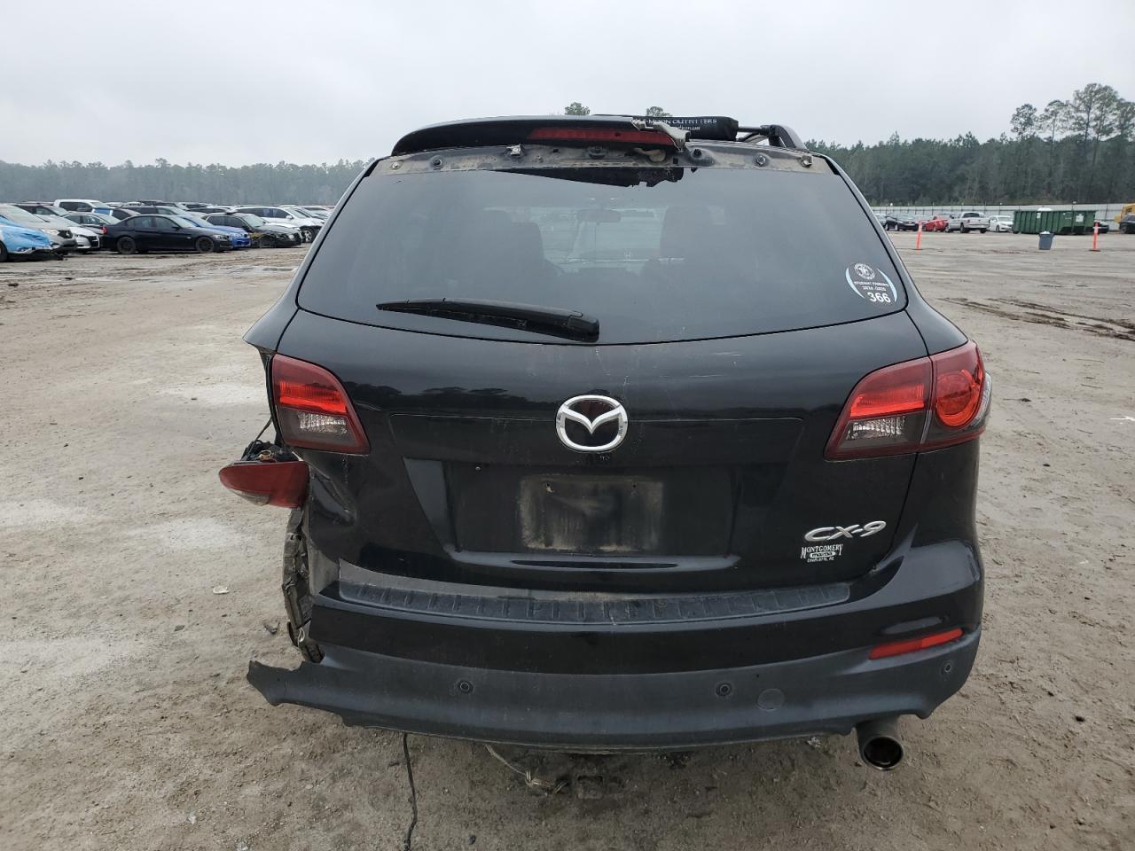 2013 Mazda CX-9 VIN JM3TB2CAXD0410132 Copart auction photo, rear end / front end damage thumbnail 6