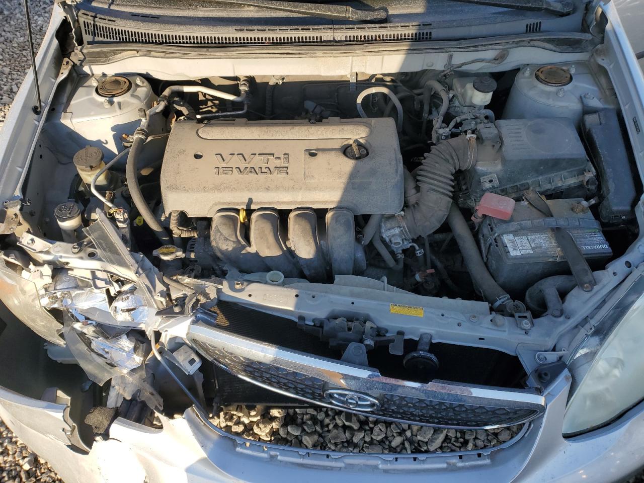 2008 Toyota Corolla VIN 2T1BR32E18C932508 Copart auction photo, front end damage thumbnail 11