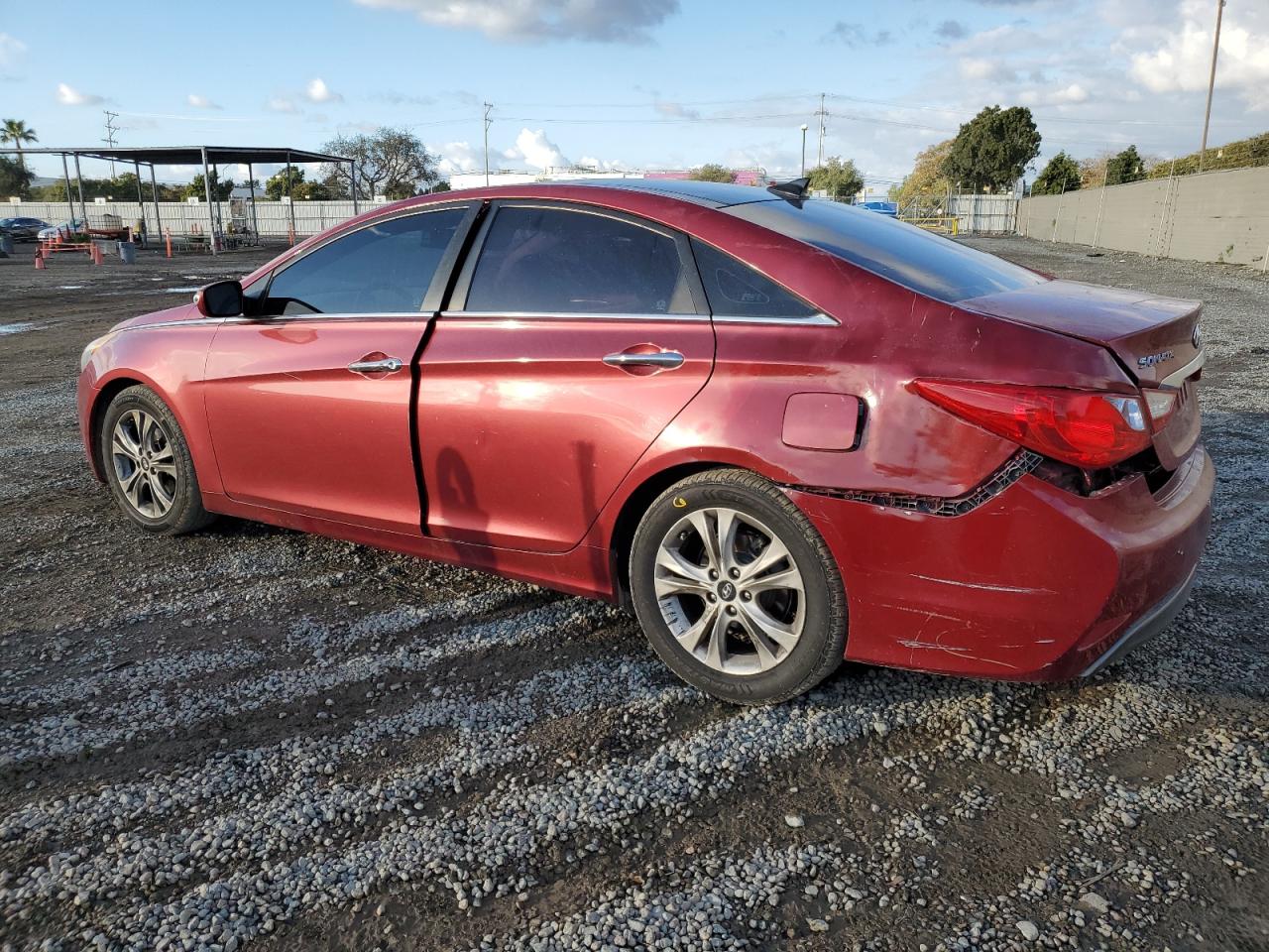 2013 Hyundai Sonata VIN 5NPEC4ACXDH528280 Copart auction photo, rear end damage thumbnail 2