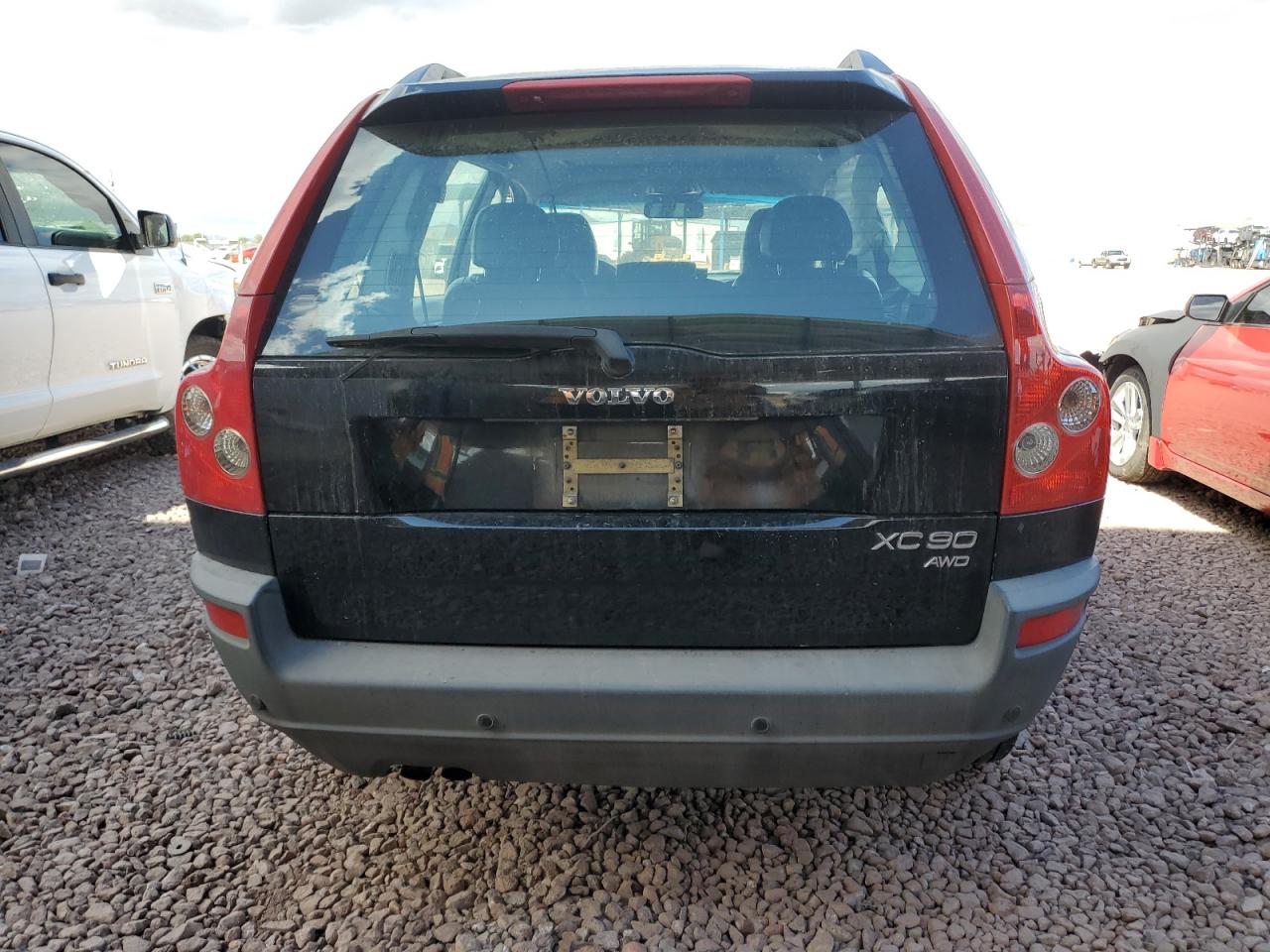 2004 Volvo XC90 VIN YV1CZ59H041064980 Copart auction photo, side / rear end damage thumbnail 6