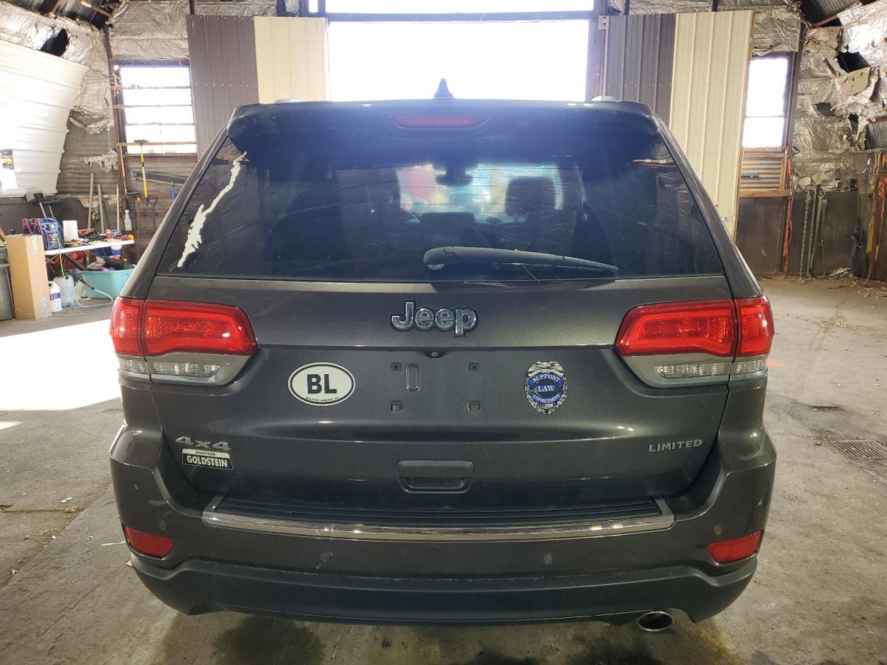 2018 Jeep Grand Cherokee VIN 1C4RJFBG6JC390930 Copart auction photo, front end / side damage thumbnail 6