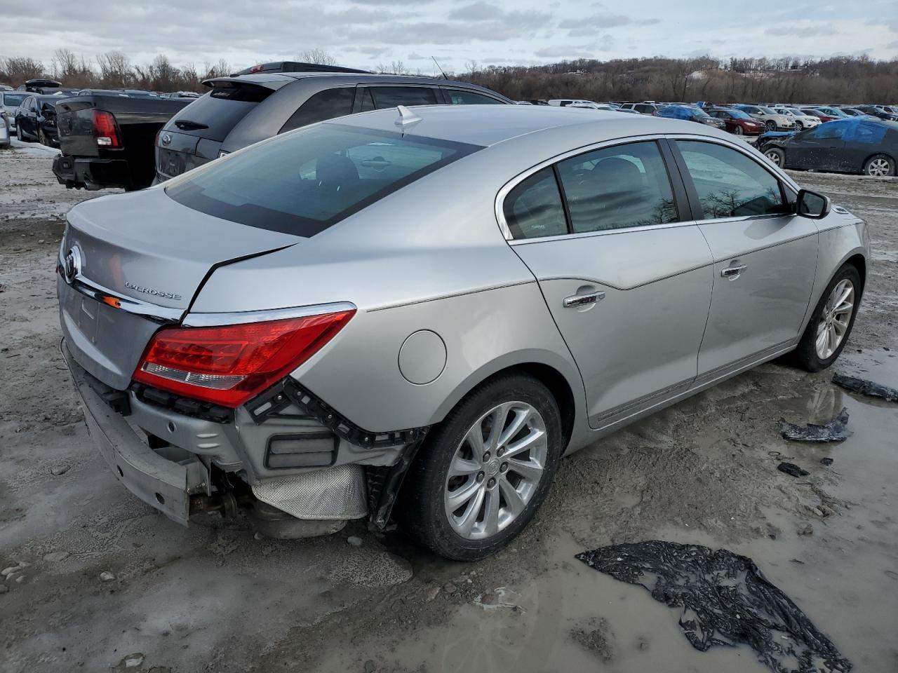2014 Buick LaCrosse VIN 1G4GA5G33EF110517 Copart auction photo, rear end / minor dent/scratches damage thumbnail 3