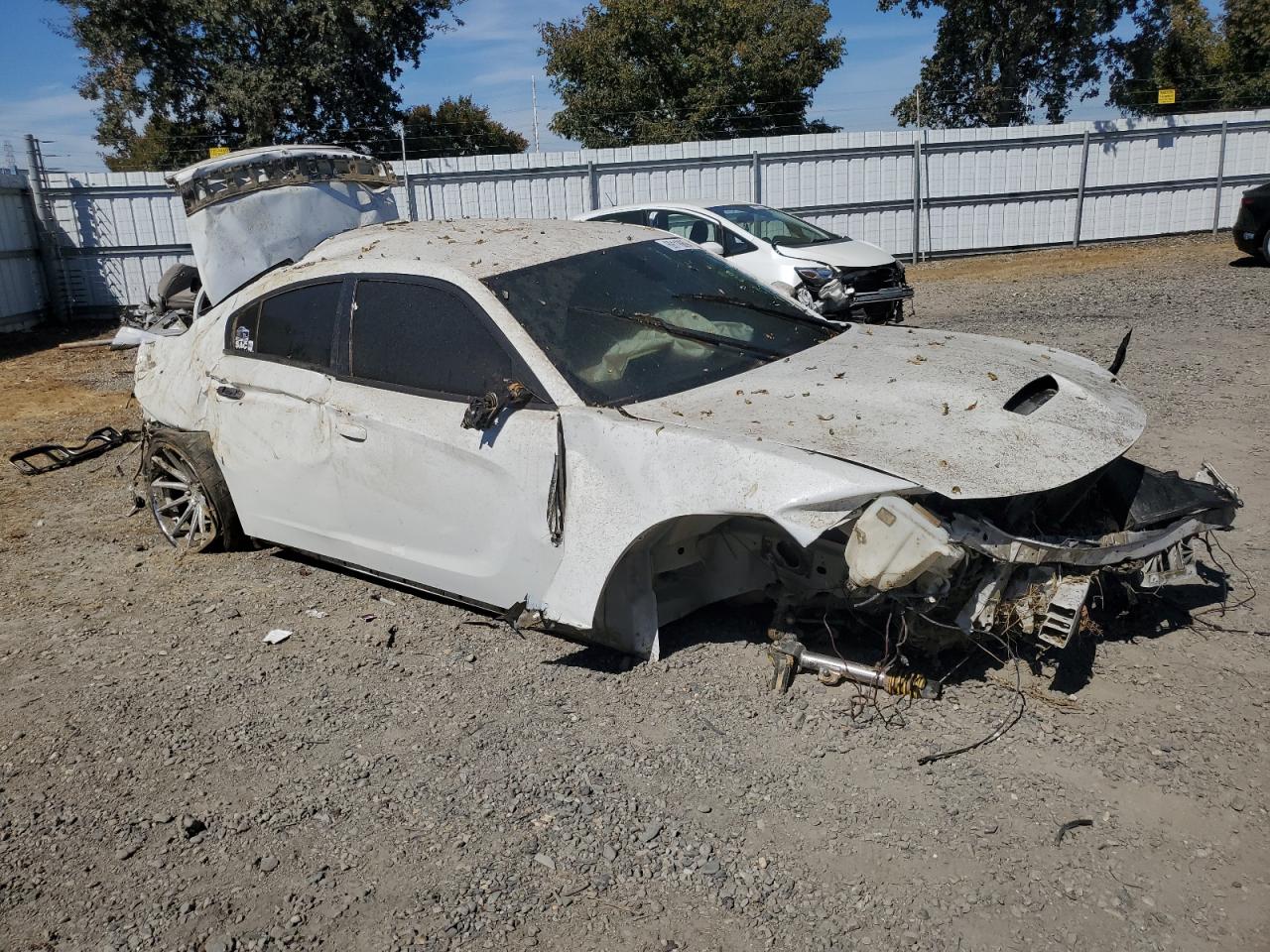2015 Dodge Charger VIN 2C3CDXCT1FH728676 Copart auction photo, rollover / all over damage thumbnail 4