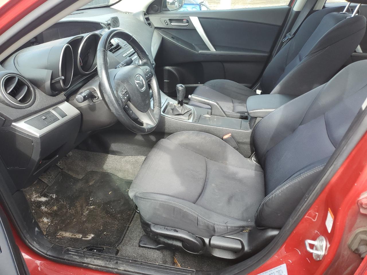 2010 Mazda 3 VIN JM1BL1S57A1249745 Copart auction photo, frame damage damage thumbnail 7