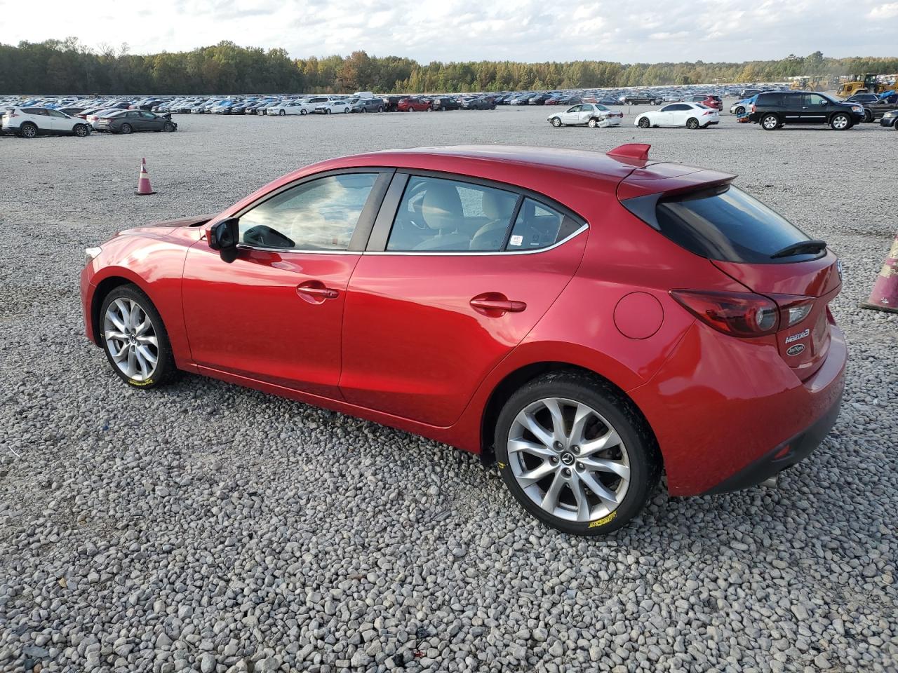 2014 Mazda 3 VIN JM1BM1M35E1103892 Copart auction photo, side damage thumbnail 2