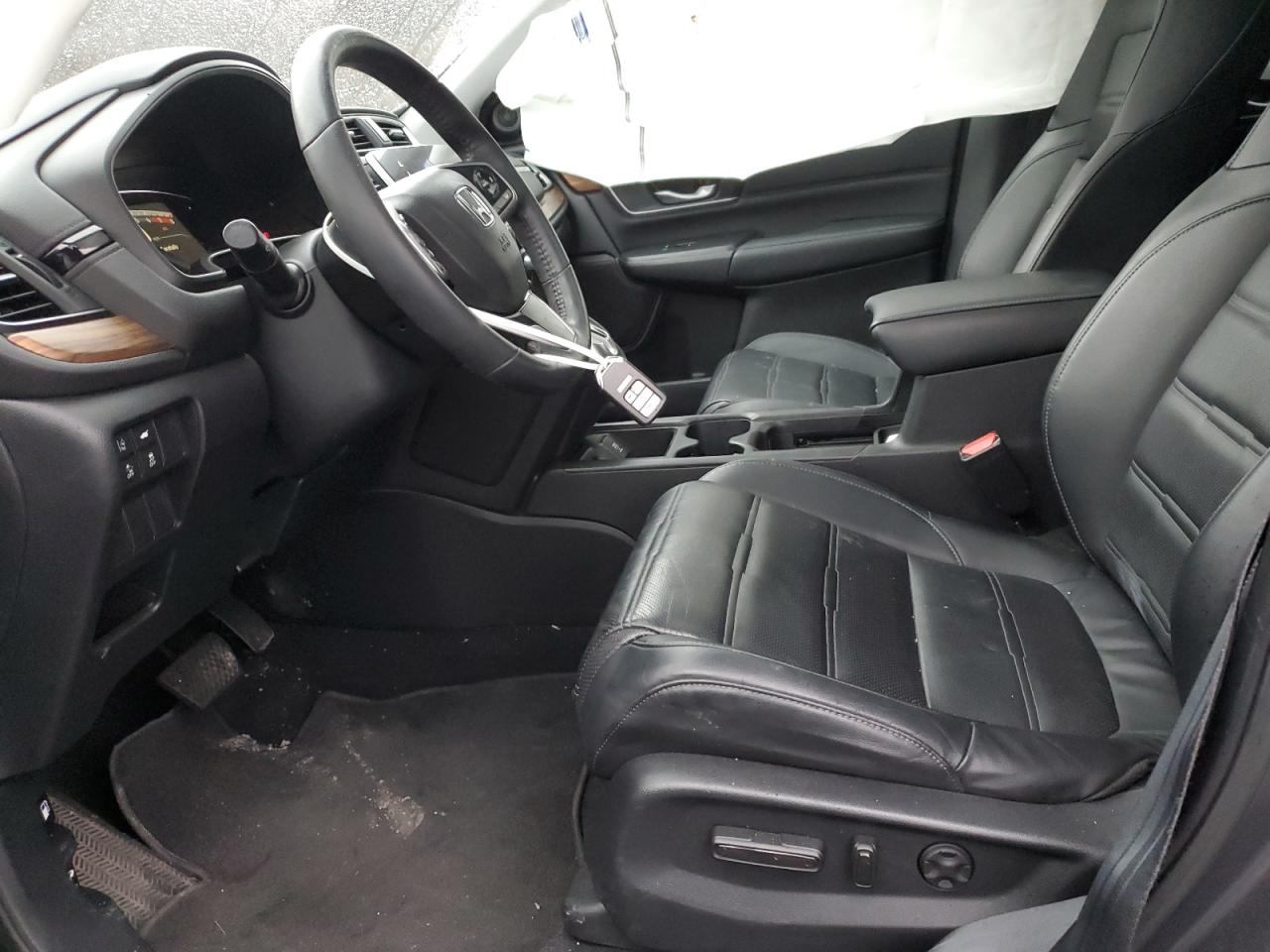 2019 Honda CR-V VIN 2HKRW2H87KH665625 Copart auction photo, front end / side damage thumbnail 7
