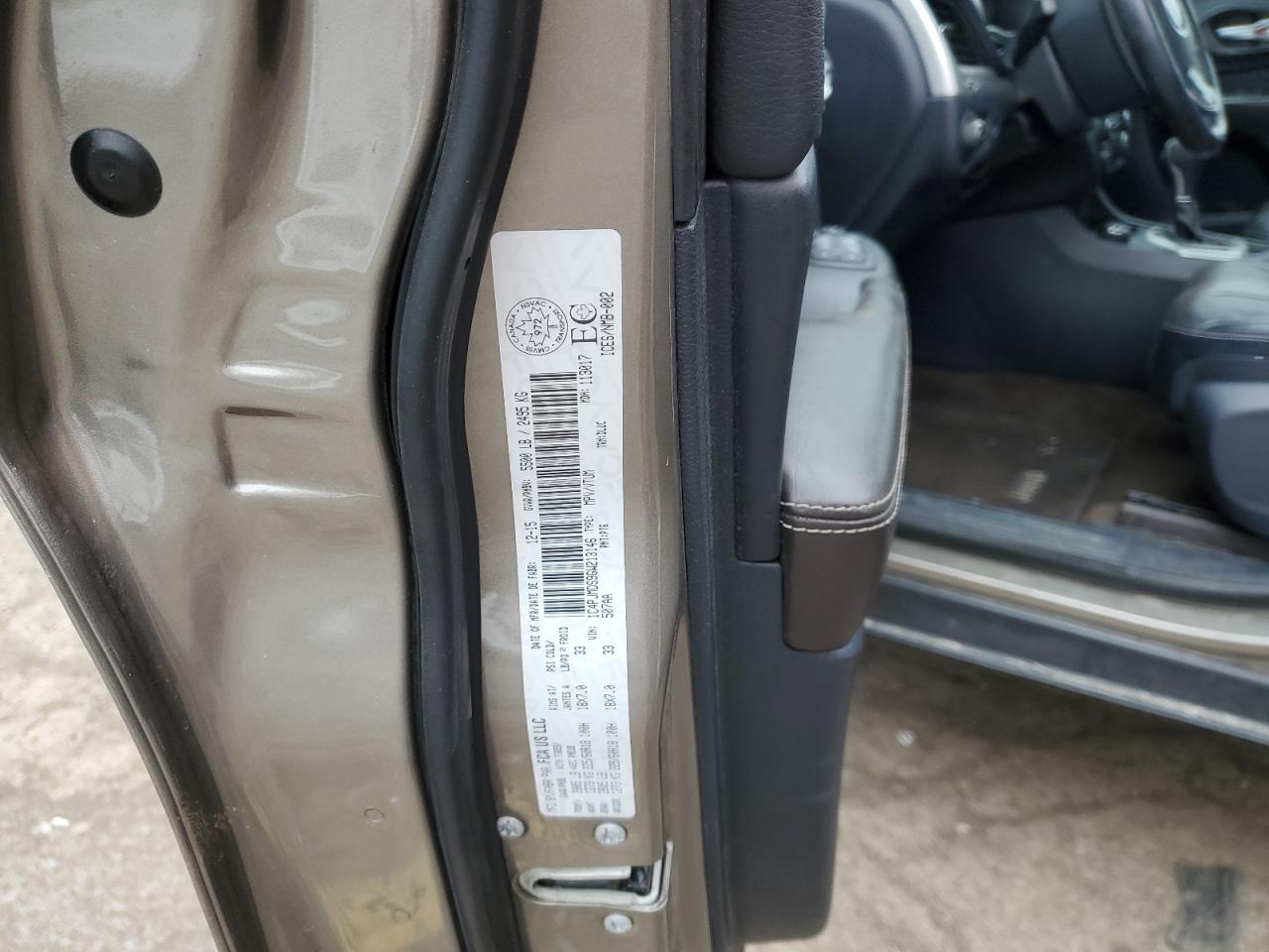 2016 Jeep Grand Cherokee VIN 1C4PJMDS9GW213146 Copart auction photo, front end damage thumbnail 13