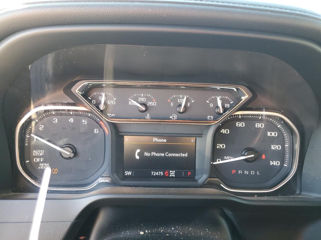 2019 GMC Sierra VIN 3GTU9DEDXKG196618 Copart auction photo, front end damage thumbnail 9