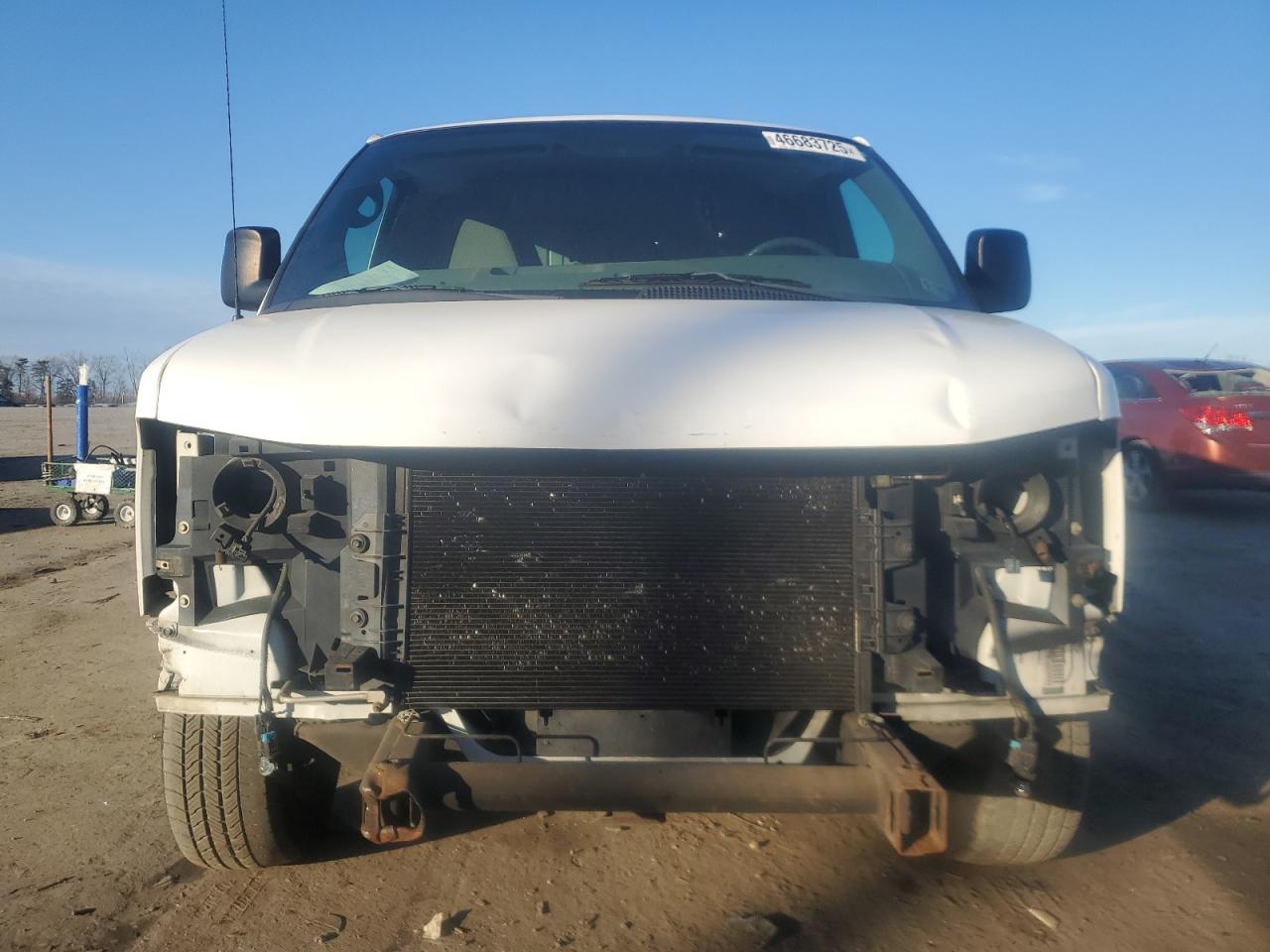2011 Chevrolet Express VIN 1GCSGAFX7B1137173 Copart auction photo, front end / minor dent/scratches damage thumbnail 5