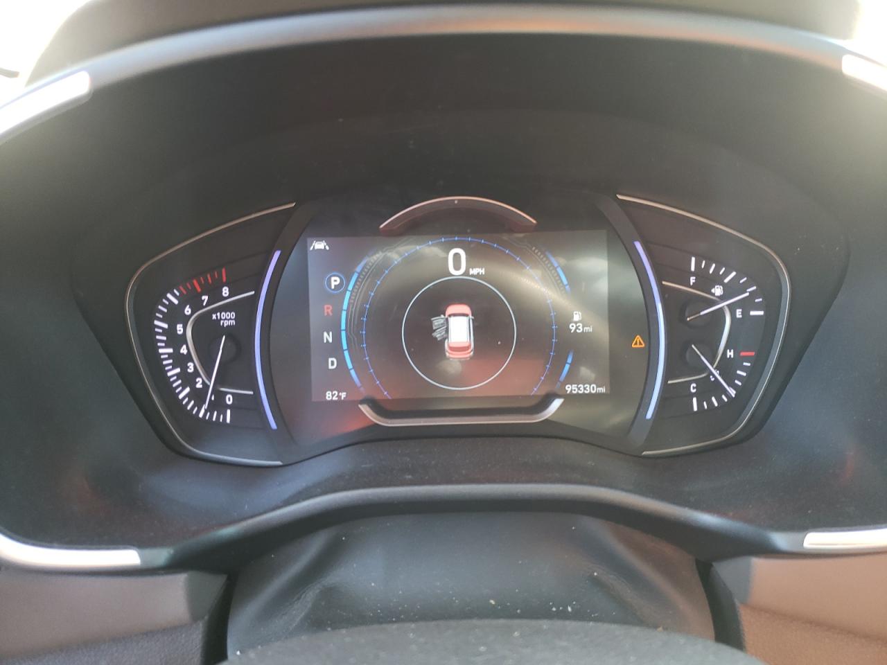 2020 Hyundai Santa Fe VIN 5NMS3CAD3LH190304 Copart auction photo, rear end / front end damage thumbnail 9