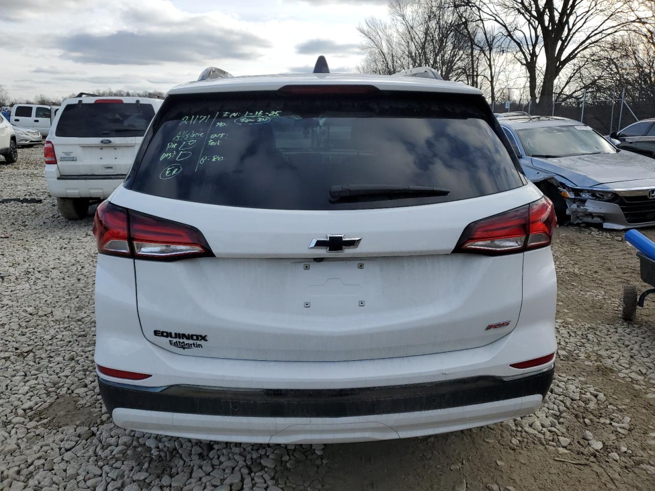 2022 Chevrolet Equinox VIN 3GNAXMEVXNS231829 Copart auction photo, side / minor dent/scratches damage thumbnail 6