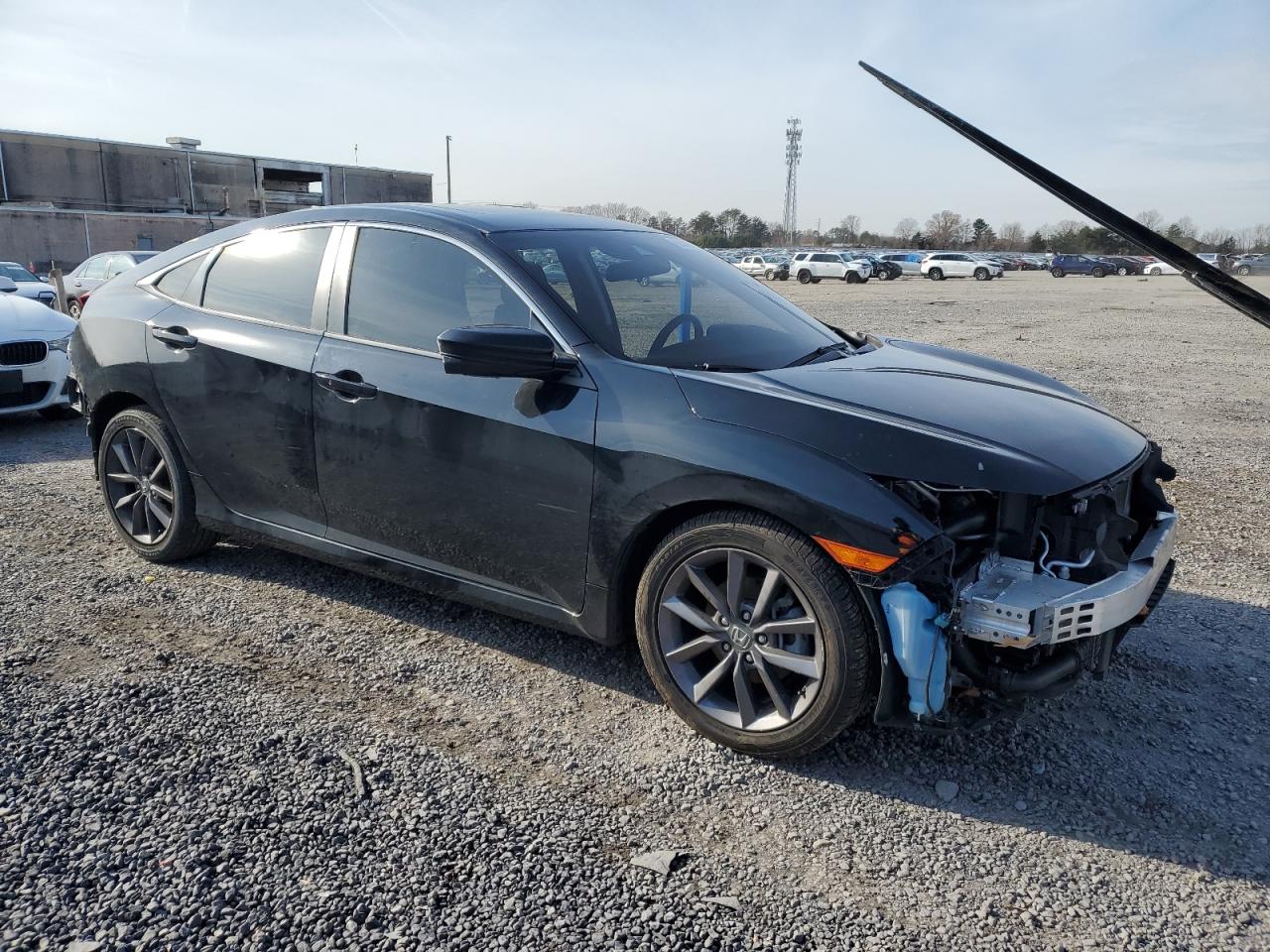 2020 Honda Civic VIN 19XFC1F36LE200658 Copart auction photo, all over damage thumbnail 4