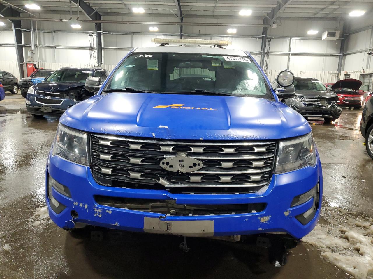 2018 Ford Explorer VIN 1FM5K8AR1JGB19773 Copart auction photo, front end damage thumbnail 5
