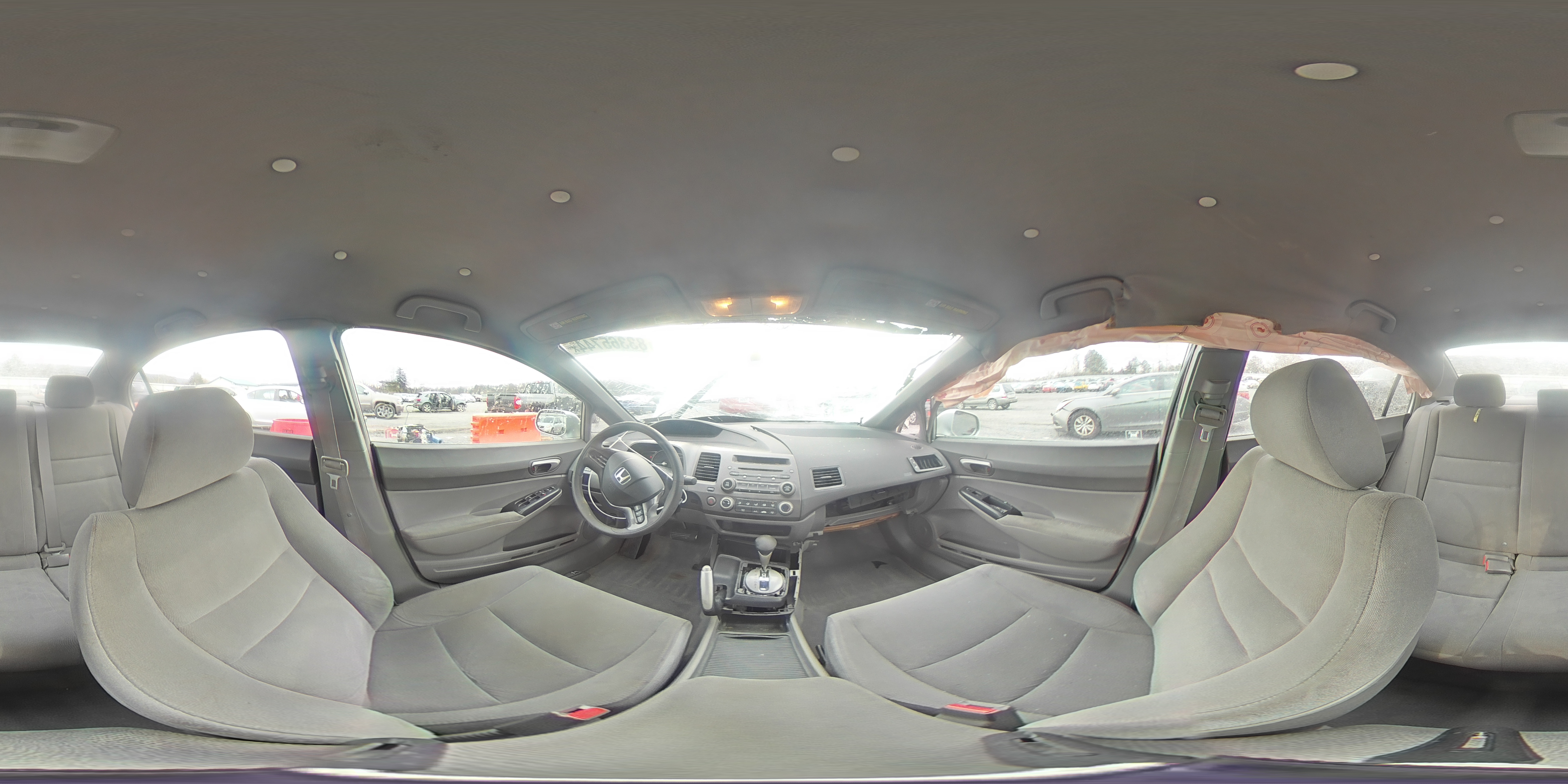 2006 Honda Civic VIN 1HGFA16596L083310 Copart auction photo, all over damage thumbnail 12