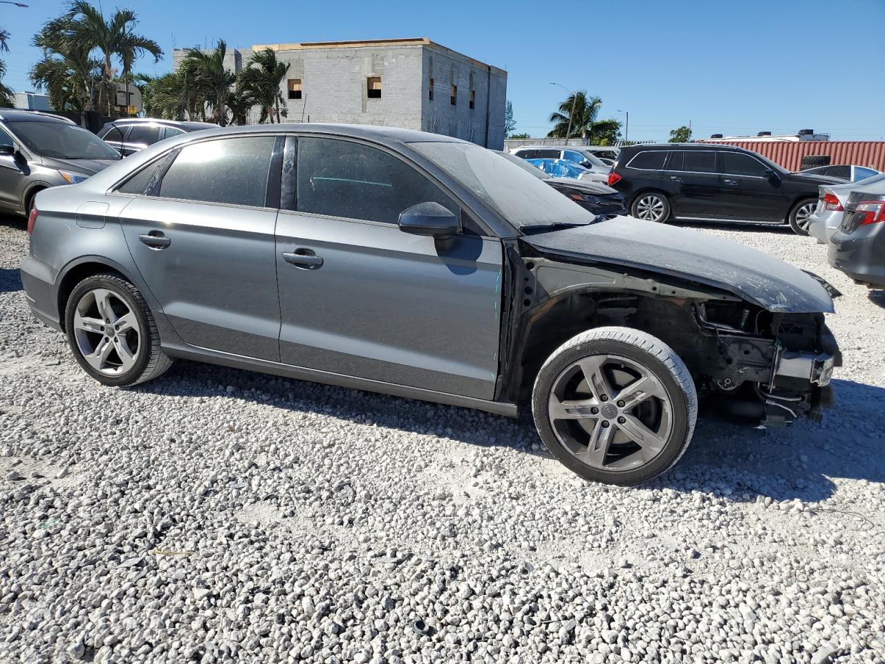 2017 Audi A3 VIN WAUB8GFF3H1029372 Copart auction photo, front end damage thumbnail 4
