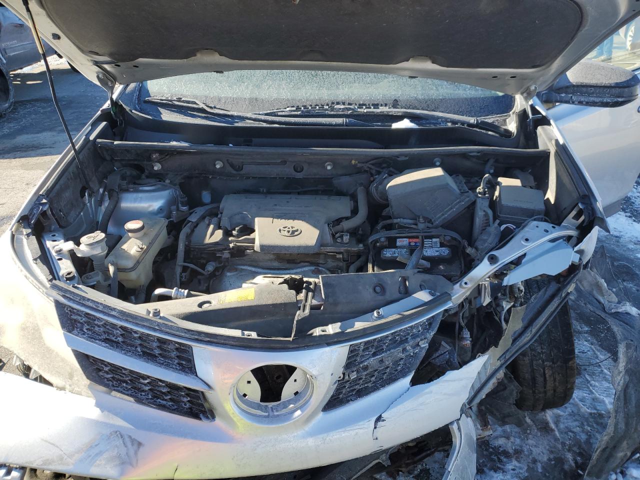 2014 Toyota RAV 4 VIN JTMBFREV5ED095509 Copart auction photo, front end / rear end damage thumbnail 12