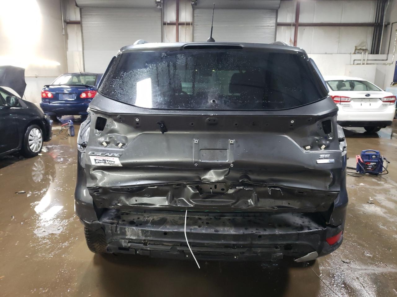 2017 Ford Escape VIN 1FMCU9GD1HUA47312 Copart auction photo, rear end / front end damage thumbnail 6