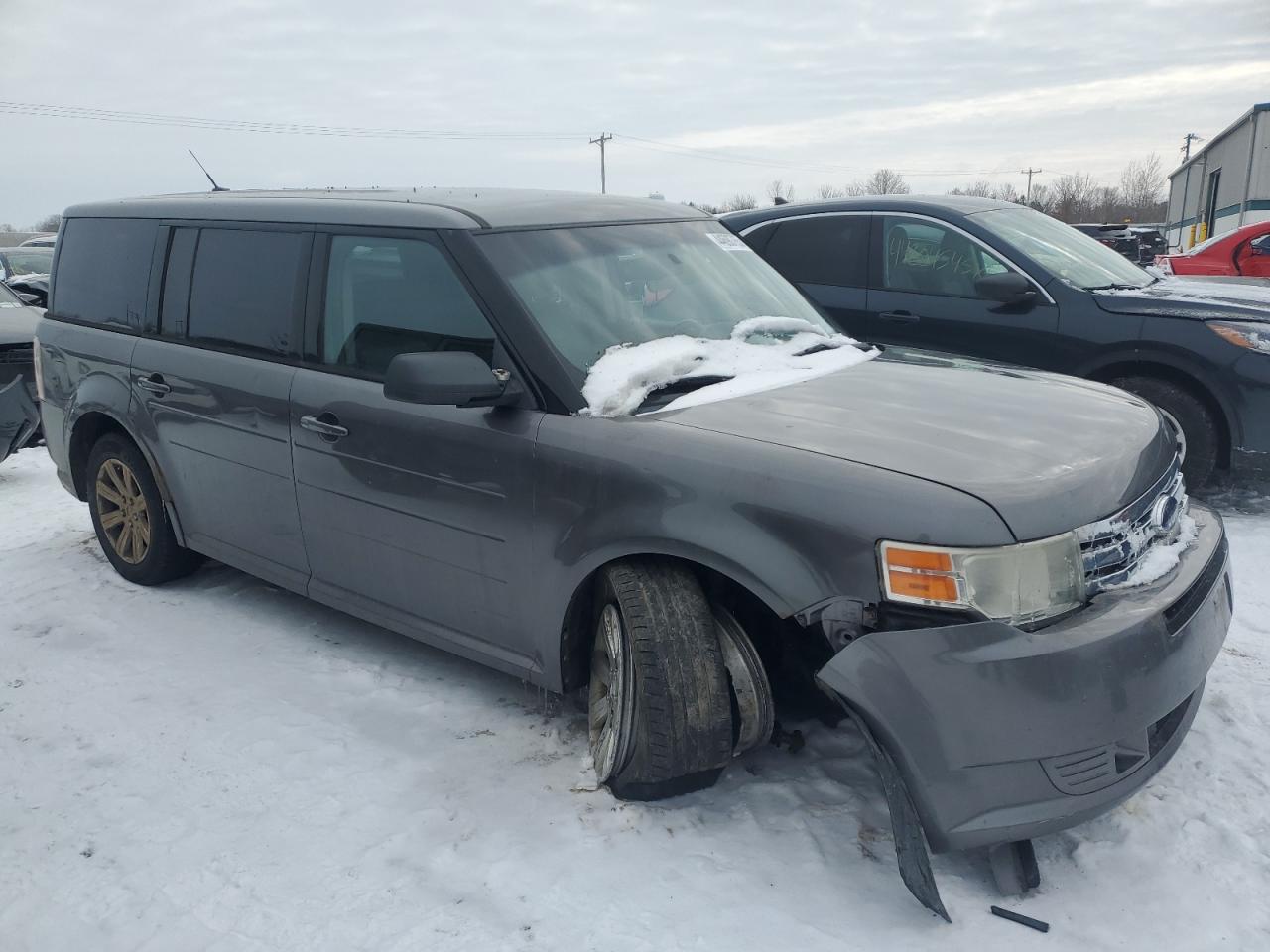 2010 Ford Flex VIN 2FMGK5BC9ABA28940 Copart auction photo, undercarriage / front end damage thumbnail 4