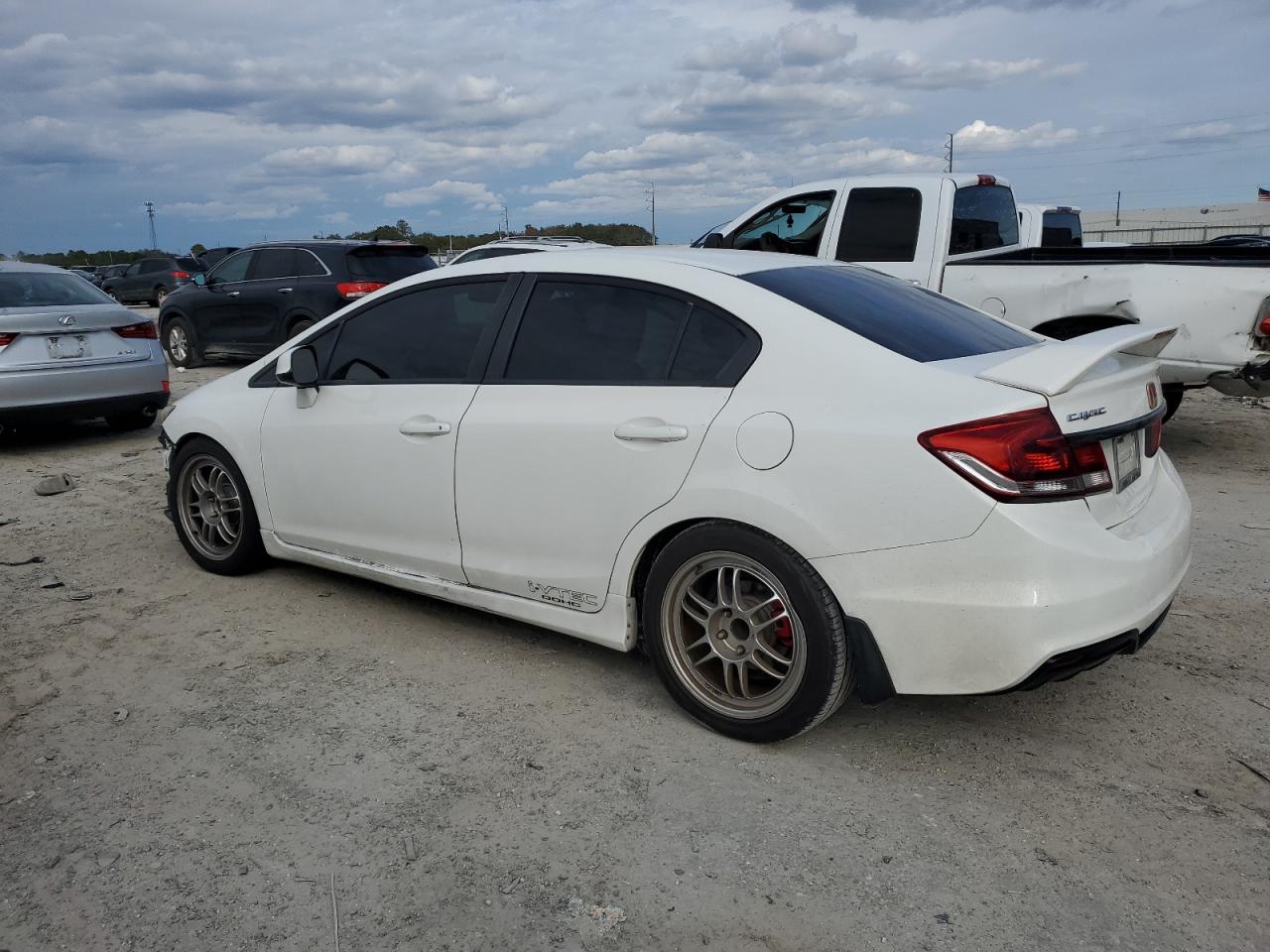 2013 Honda Civic VIN 2HGFB6E58DH700556 Copart auction photo, front end damage thumbnail 2