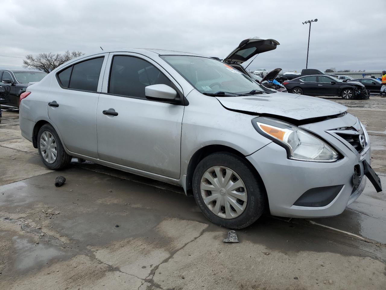 2017 Nissan Versa VIN 3N1CN7AP5HL849562 Copart auction photo, front end / hail damage thumbnail 4
