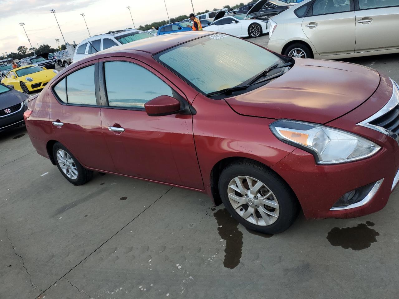 2017 Nissan Versa VIN 3N1CN7AP3HL891647 Copart auction photo, water/flood damage thumbnail 4
