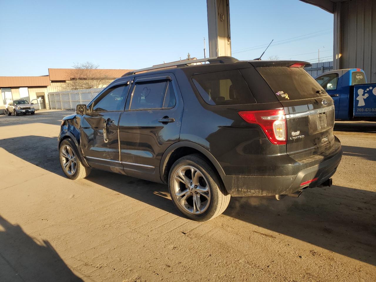 2013 Ford Explorer VIN 1FM5K8F8XDGB38536 Copart auction photo, front end / side damage thumbnail 2