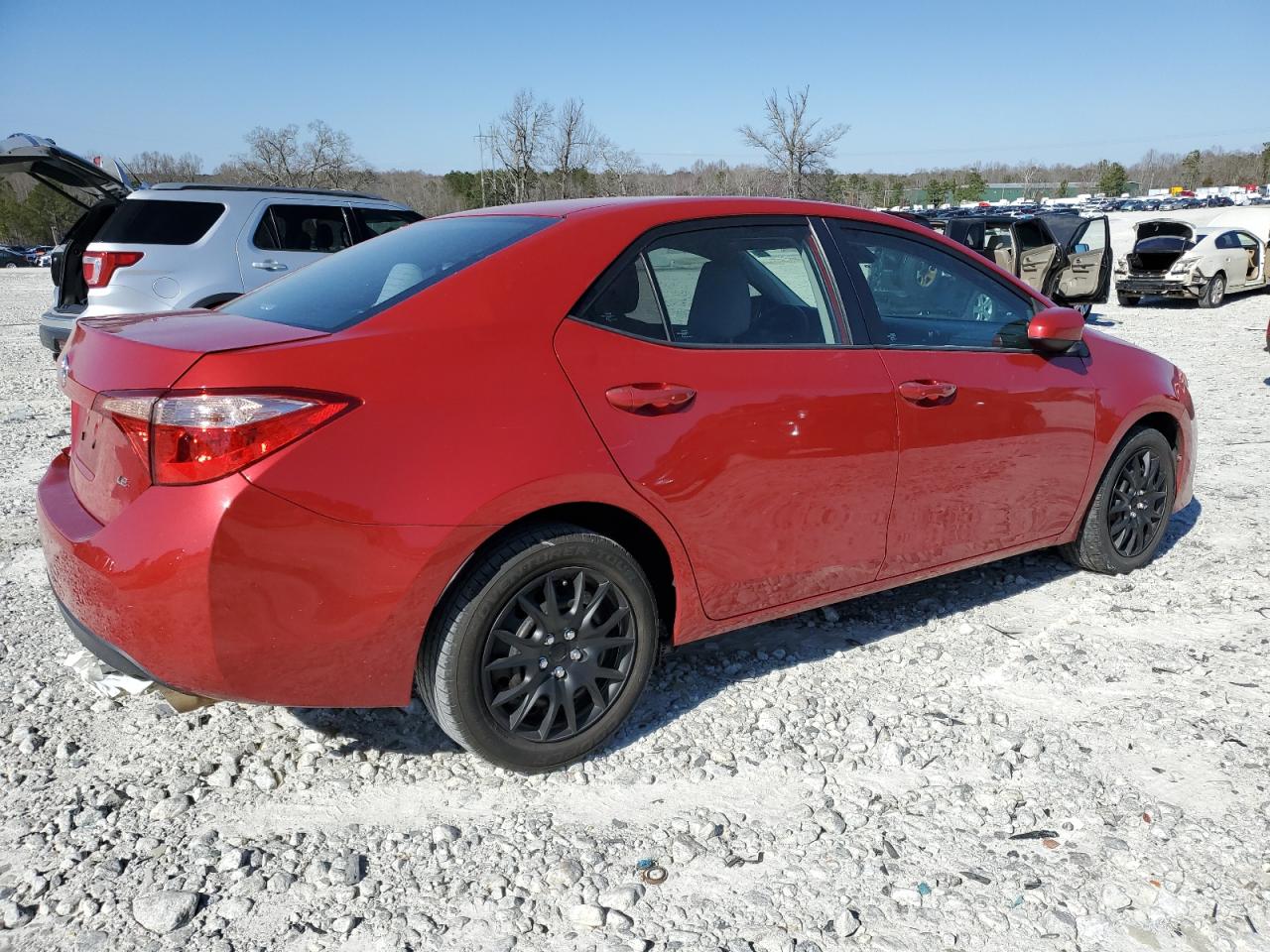 2018 Toyota Corolla VIN 2T1BURHE7JC970629 Copart auction photo, rear end / side damage thumbnail 3