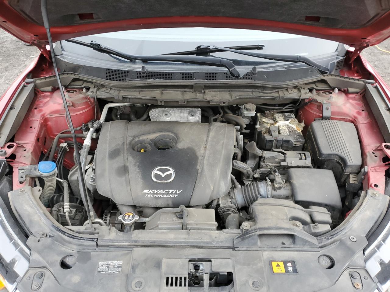 2016 Mazda CX-5 VIN JM3KE4DY5G0730053 Copart auction photo, side / front end damage thumbnail 12